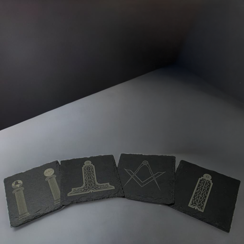 masonic-slate-coasters